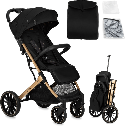 MoMi Passeggino Leggero e Compatto ESTELLE DAKAR GINKO GOLD Omologato 22KG