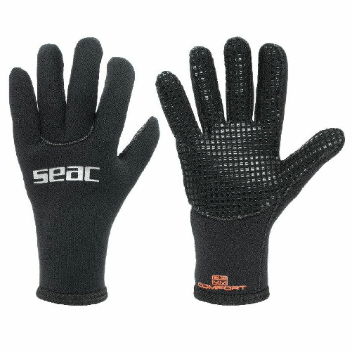 Seac Guanti da immersione Seac Seac Comfort 3 MM Nero