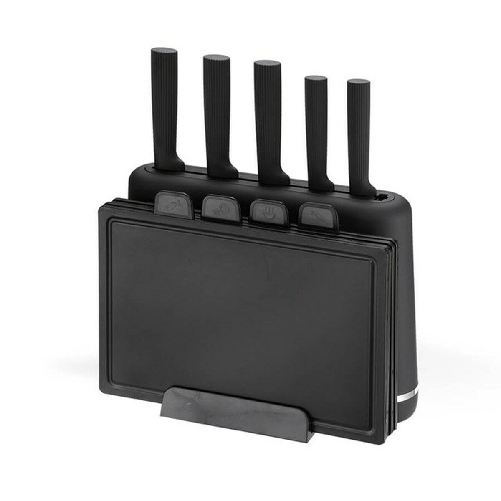 Feel Maestro Set di Coltelli da Cucina con Supporto Feel Maestro MR-1412-BLACK