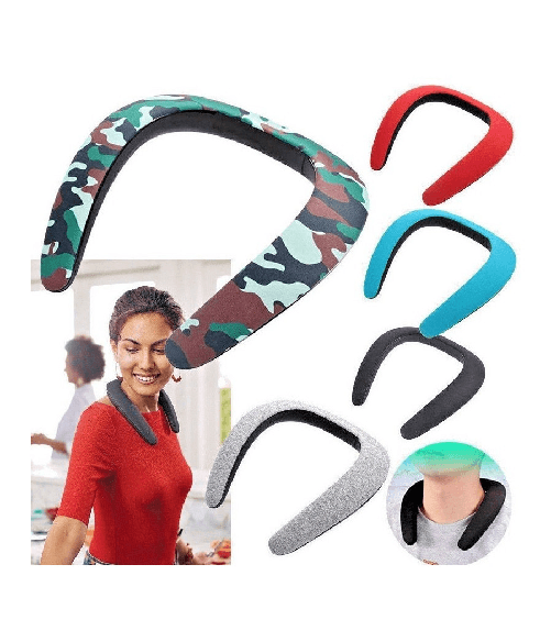 TrAdE Shop Traesio Cassa Bluetooth Soundgear Collo Speaker Portatile Stereo Tf Mp3 -