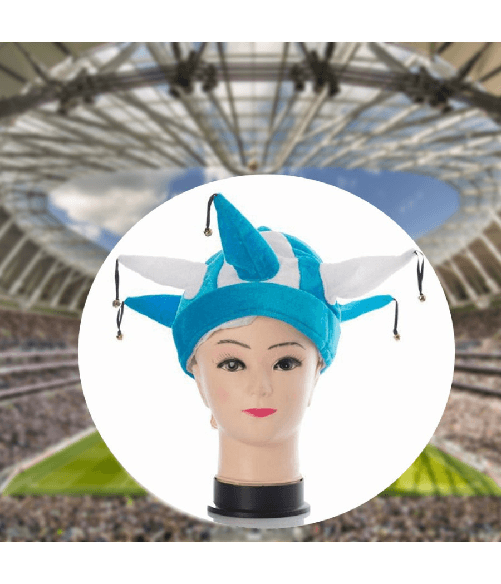 TrAdE Shop Traesio Cappello Jolly Con Campanelli Azzurro Napoli Scudetto Tifo Festa Tifosi Mondiali -