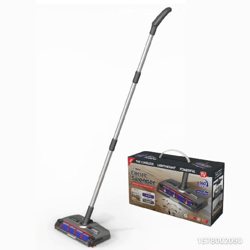 TrAdE Shop Traesio Scopa Elettrica Rotante Senza Fili Con Batteria Potente Leggera Silenziosa Snodabile -