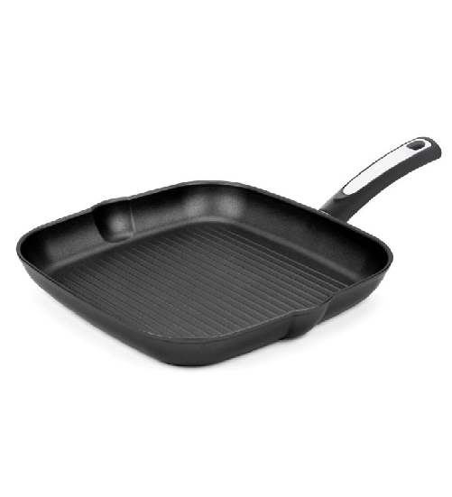 Illa my chef bistecchiera cm 28x28 coniata, adatta ad induzione