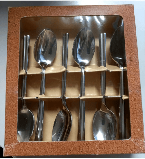 Morinox Symbol, set 6 cucchiaini caffè in acciaio inox