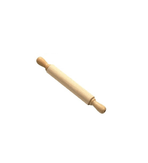 Panetta mattarello girevole in legno di faggio, ø 2.5 cm lunghezza cm 24.5