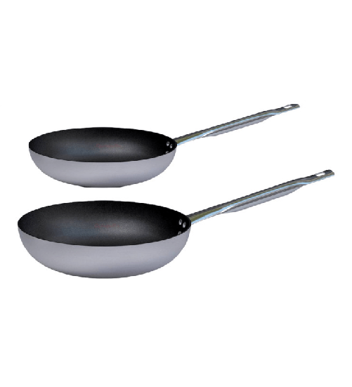 Ballarini bis padelle alte cm 28-32 serie 2000, qualità professionale