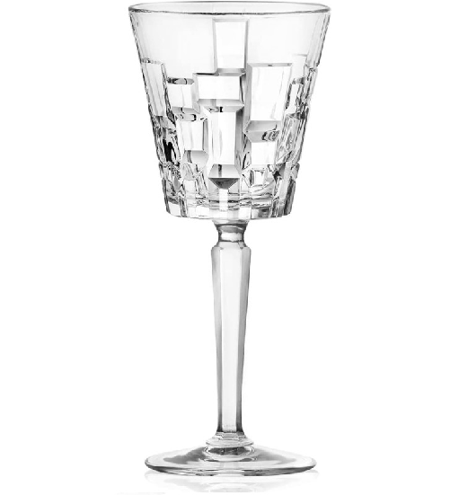 Rcr Etna, set 6 calice vino cl 20 in fine cristallo ecologico