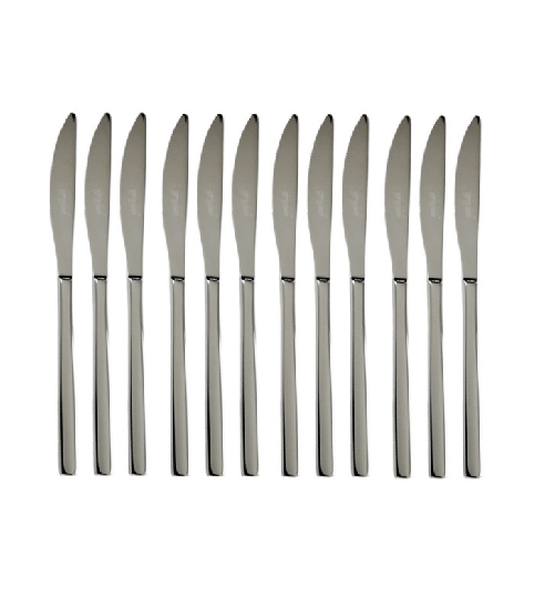 Svanera Laura, set 12 coltelli frutta micro seghetto, acciaio forgiato