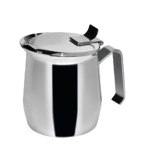 Ilsa jolly caffettiera 1 tazza, con coperchio, in acciaio 18/10 qualità professionale