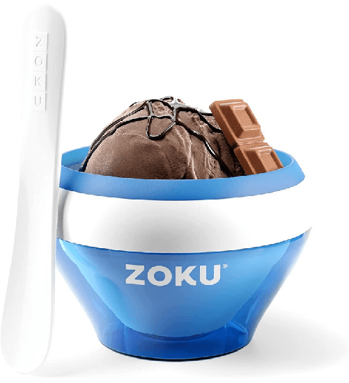 Zoku ice cream maker, coppa termica per gelato istantaneo qualità extra azzurro