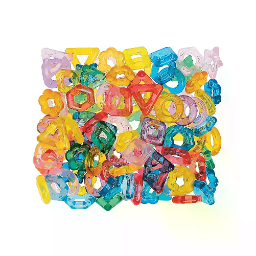 Anelli Fantasia Multiforme Trasparenti da Infilare – 227 gr