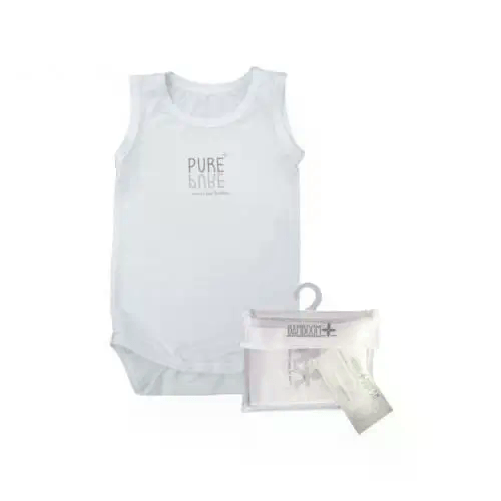 Body in Bamboo Senza Manica - Taglia 0-1 mesi
