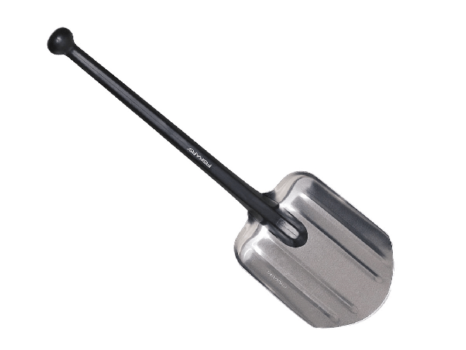 Fiskars 1001574 pala e paletta da giardiniere Cazzuola da giardino Plastica, Acciaio Nero, Acciaio inox Fiskars Fiskars SAFETY CAMPING & CAR SPADE