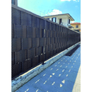 Garden Striscia Frangivista per Recinzione in Rattan 19x204 cm Marrone