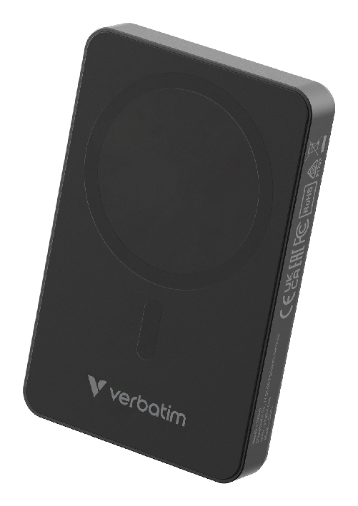 Verbatim Charge 'n' Go Essentials 10000 mAh Carica wireless Nero Verbatim power bank 10000mah charge 'n' go essentials nero quick charge 3.0 wireless