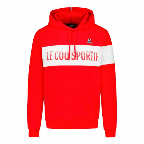 Le coq sportif Felpa con Cappuccio Unisex Le coq sportif Bah N°1 Rosso