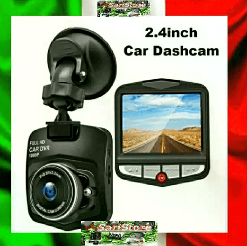 LEOVIN Dashcam Mini Videocamera Auto Camper DVR HD LCD 2.4” Registrazione Video Audio