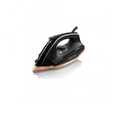 Haeger SI-220.015A ferro da stiro Ferro a vapore Acciaio inossidabile 2200 W Nero Haeger Ferro da Stiro a Vapore Haeger Dark River 2200 W