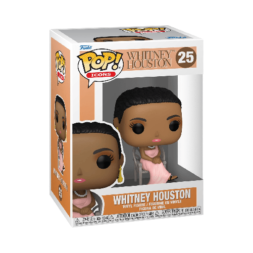 Funko pop! vinyl whitney houston debut - figurina collezione icons 9 cm - 61427