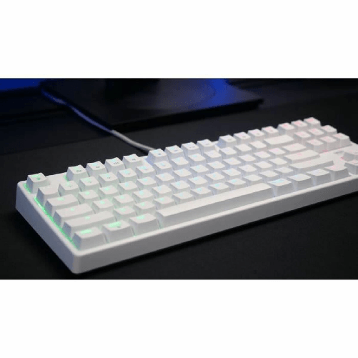 CHERRY K4V2 TKL tastiera Gaming USB AZERTY Francese Bianco Cherry Tastiera e Mouse Cherry Bianco AZERTY