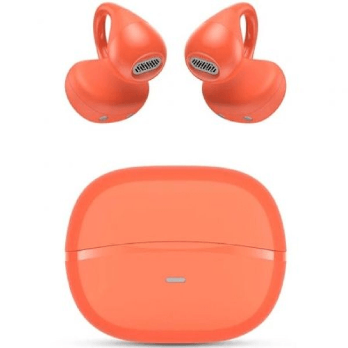 Auricolari wireless SPC Boost Clip - Design Open Ear - Cancellazione del rumore - Controllo touch - Google Fast Pair - Rosso