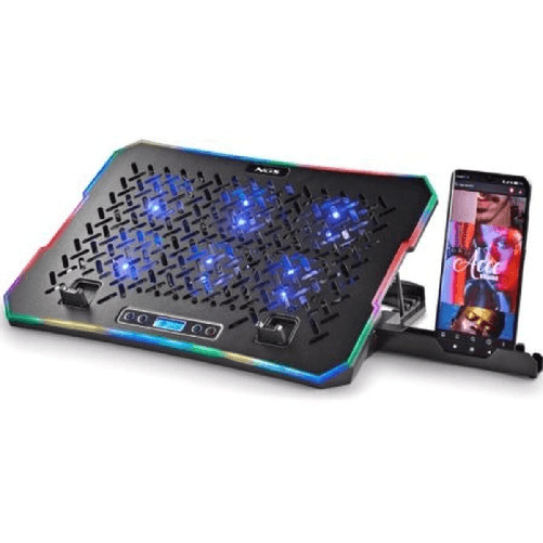 NGS HERO STAND base di raffreddamento per laptop 39,6 cm (15.6") 2400 Giri/min Nero NGS Base di Raffreddamento per PC Portatile NGS HEROSTAND