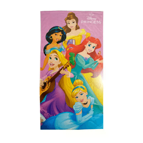 Manenti Asciugamano Telo Mare In Microfibra Disney Princess 70x140 Cm 780513