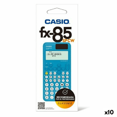 Calcolatrice scientifica Casio FX-85SPCW Azzurro (10 Unità)