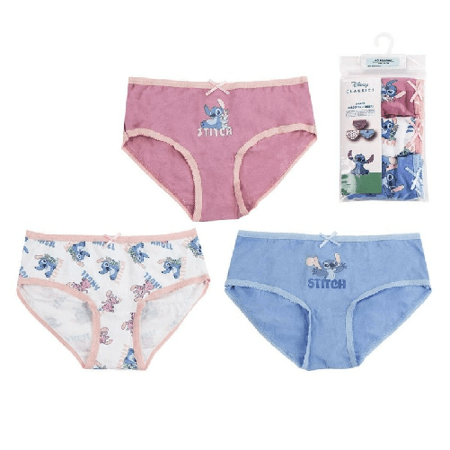Stitch Confezione di Slip da Bambina Stitch Multicolore