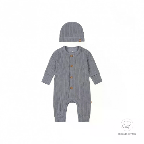 Tutina Neonato + Cappello in Cotone Biologico WN1267 Dirkje Noos Maschio / 9 Mesi Tutina Neonato + Cappello in Cotone Biologico WN1267 Dirkje Noos Mas