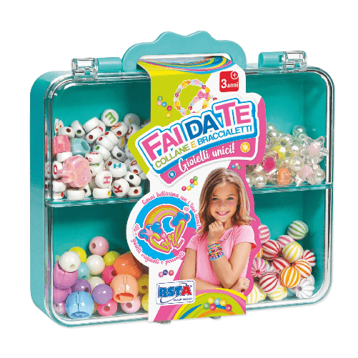 Rs Toys Valigetta Perline Fai da Te Bambina per Collane e Braccialetti - 12038
