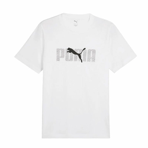 Puma Maglia a Maniche Corte Uomo Puma Essentials Bianco