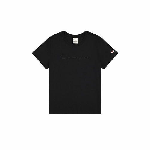 Champion Maglia a Maniche Corte Donna Champion Champion Crewneck Nero