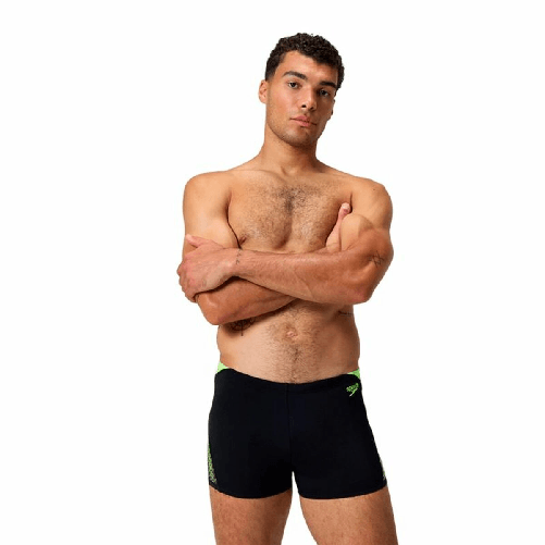 Speedo Costume da Bagno Uomo Speedo boom Splice Aquashort Nero