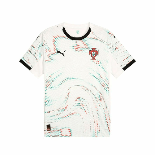 Puma Maglia da Calcio a Maniche Corte Uomo Puma Portugal Away Repl Bianco