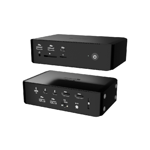 I-Tec Hub USB i-Tec TB5QUATTRODOCKPD Nero