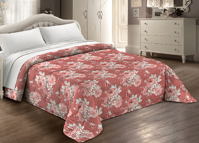 Trapunta Piumone Letto Invernale Imbottita 300gr Microfibra Scaldanotti Laura