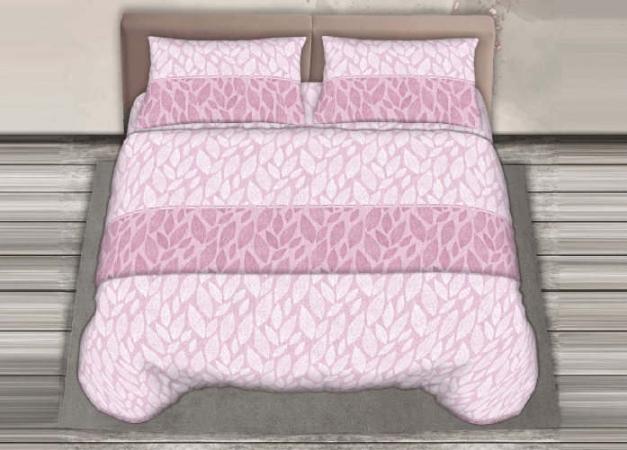 Completo Lenzuola Stiro Facile 100% Cotone Made Italy Effetto Seta Foglie CN