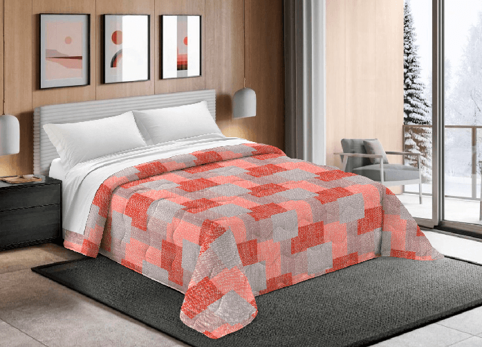 Trapunta Piumone Letto Invernale Imbottita 300gr Scaldanotti Islanda