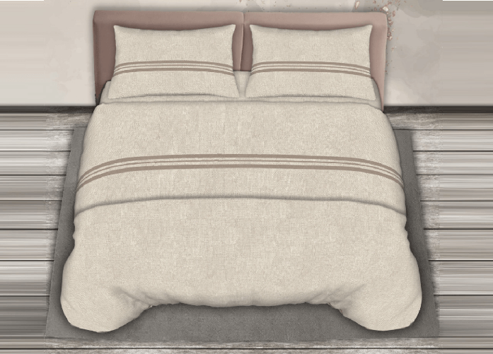 Completo Lenzuola Stiro Facile 100% Cotone Made Italy Effetto Seta Disegno Easy