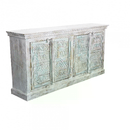 BS COM Madia bianco in Legno cm 180x40x90 - RETY