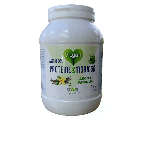 Proteine&Moringa - Raw Vegan 80% - Vaniglia