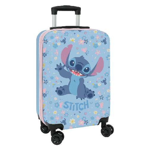 Trolley da Cabina Stitch HAPPY Celeste 20'' 20 L 34,5 x 55 x 20 cm