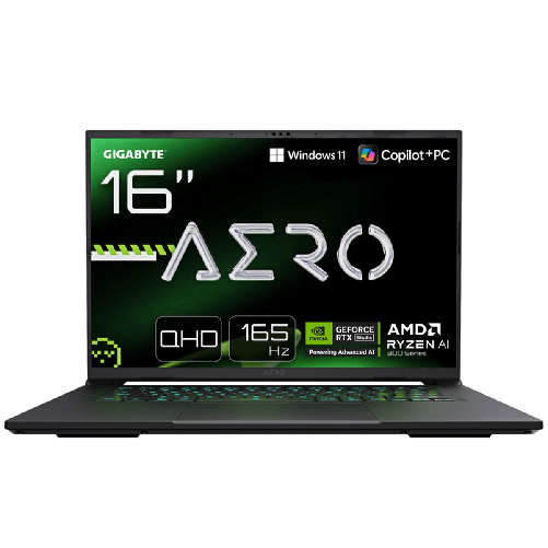 Gigabyte Laptop Gigabyte AERO X16 1WH93ESC64AH Copilot+ PC AMD Ryzen AI 7 350 16" 32 GB RAM 1 TB SSD