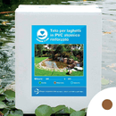 GIARDINI D&#39-ACQUA Telo in pvc rinforzato per laghetto colore marrone metri 3 x 4