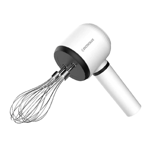 TrAdE Shop Traesio Sbattitore Elettrico Ricaricabile Usb 20w 3 Velocità Design Cordless Con Fruste In Acciaio -