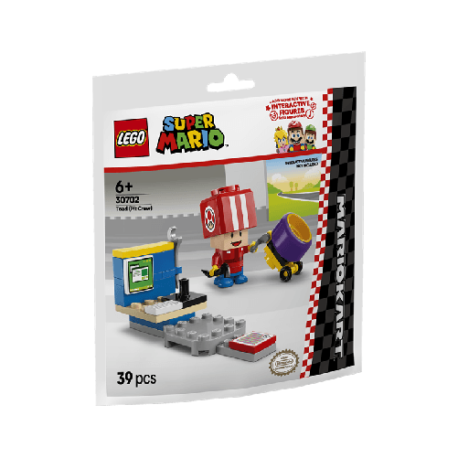 Lego Super Mario Kart Toad Pit Stop Set Costruzioni Lego Mario Kart: Mario Kart (pit stop) - Lego Super Mario 30702