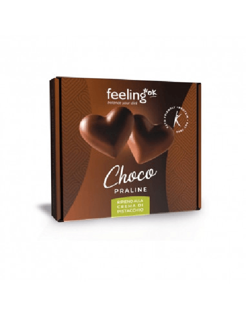 Feeling ok - Choco praline alla crema di pistacchio 90 g