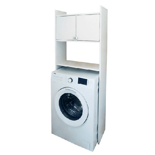Negrari Pidema:Mobile bagno coprilavatrice in resina PVC. Mobili lavanderia bianco a prezzi economici