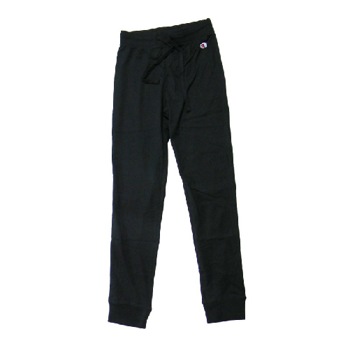 Champion pantalone donna Cotton Lycra Donna con polsino,Nero Taglia XL